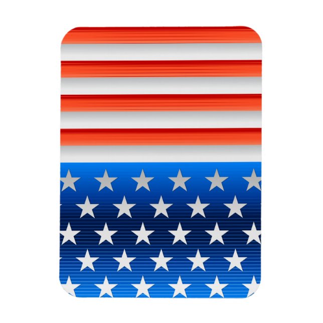Imán Bandera Americana (Vertical)