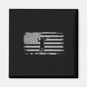 Imán Bandera Americana Bádminton de Lanzadera