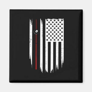 Imán Bandera Americana Billiards Pool Player Appartal -