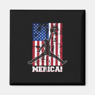 Imán Bandera Americana Boceto Usa Flag 4 De Julio Hombr