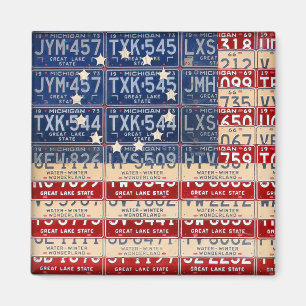 Imán Bandera americana de Betsy Ross por la carretera