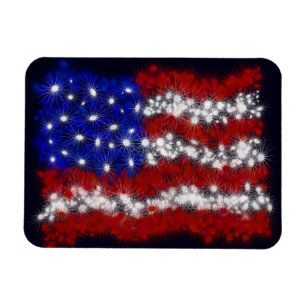 Imán Bandera americana de las barras y estrellas de los