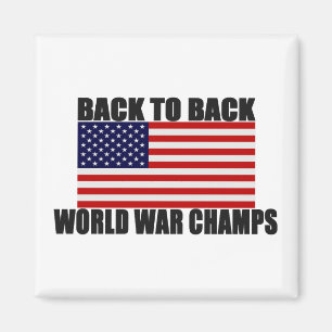 Imán Bandera americana de nuevo a campeones traseros de