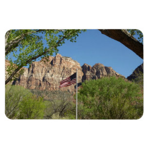 Imán Bandera Americana en el Parque Nacional Zion II