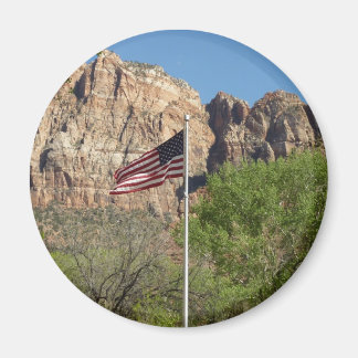 Imán Bandera Americana en el Parque Nacional Zion II
