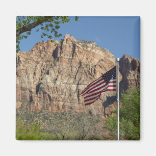 Imán Bandera Americana en Zion National Park I