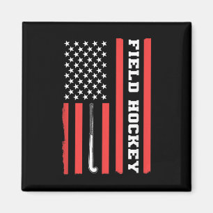 Imán Bandera Americana Patriótica Hockey Sobre Césped U