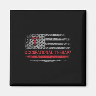 Imán Bandera Americana Terapia Ocupacional Estudiante D