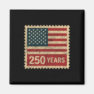 Imán Bandera Americana Vintage 250 Aniversario 250 Años