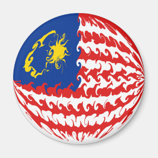 Imán Bandera angular de Malasia