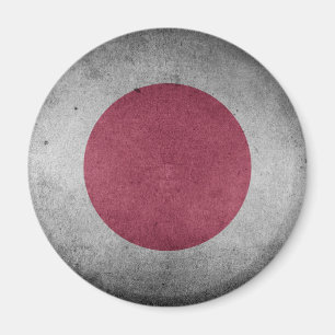 Imán Bandera apenada vintage de Japón