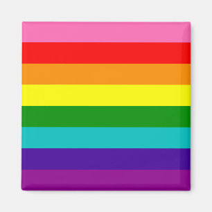Imán Bandera arcoiris original del orgullo gay LGBT de 