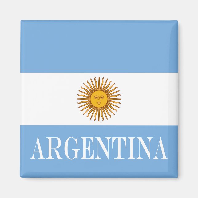 Imán Bandera argentina Bandera De Argentina (Frente)