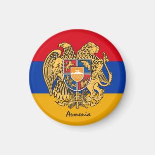 Imán Bandera armenia, hincha de feriados/deportes de Em