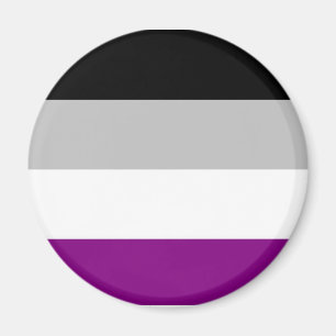 Imán Bandera asexual del orgullo