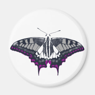 Imán Bandera asexual mariposa de cerda