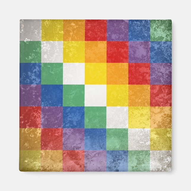 Imán Bandera aymara (Frente)