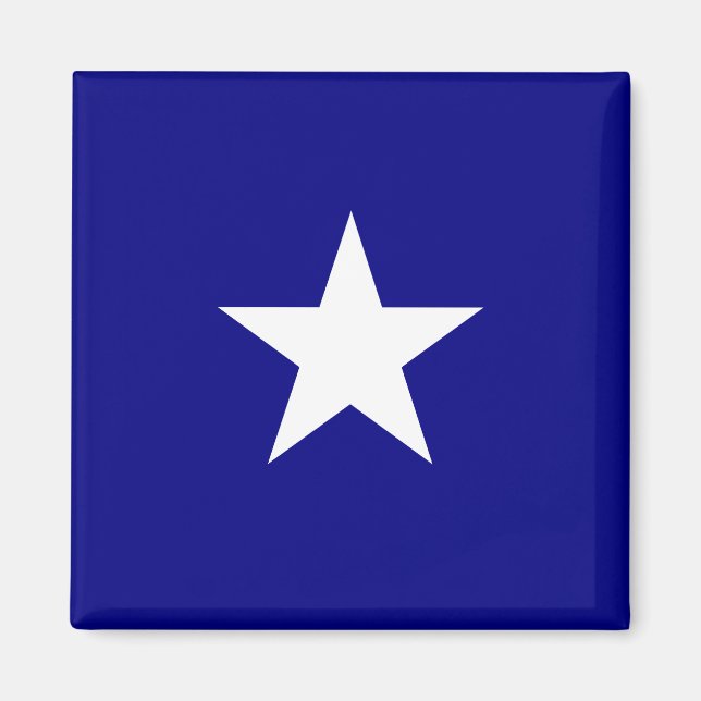 Imán Bandera azul Bonnie (Frente)