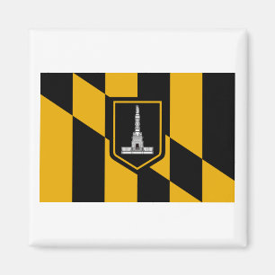 Imán Bandera Baltimore