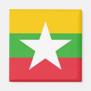 Imán Bandera birmana Myanmar, Fridge