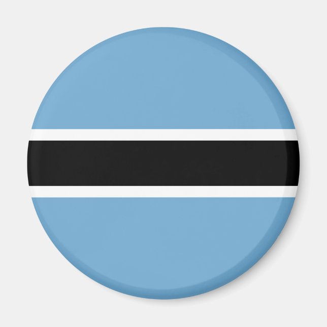 Imán Bandera Botsuana (Botswana) (Frente)