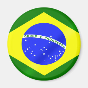 Imán Bandera brasileña de los regalos y de las