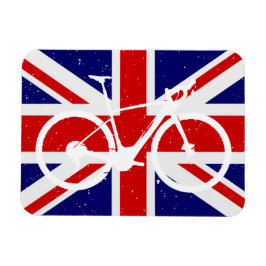 Imán Bandera británica entusiasta del ciclismo