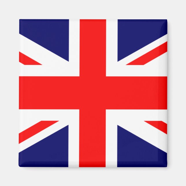Imán Bandera británica Union Jack (Frente)