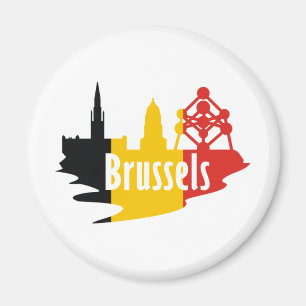 Imán Bandera Bruselas