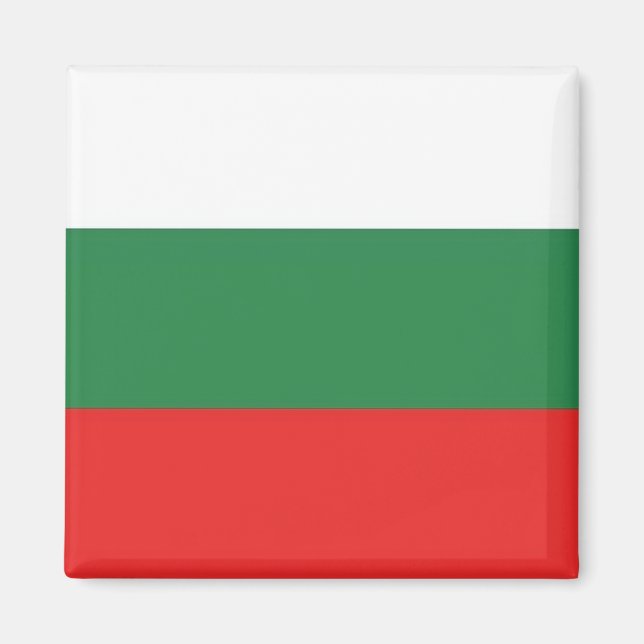Imán BANDERA BÚLGARA zBG001, Bulgaria, Fridge (Frente)