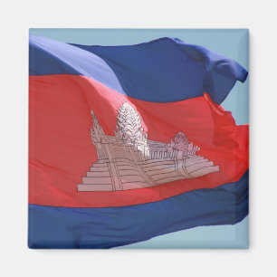 Imán bandera camboya