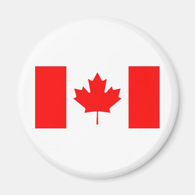 Imán Bandera Canadiense (Frente)