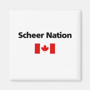 Imán Bandera canadiense conservadora de la nación Andre