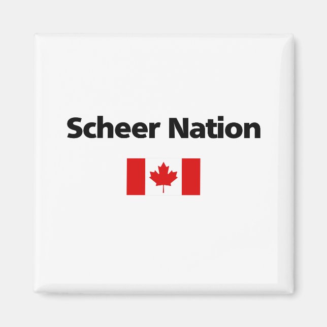 Imán Bandera canadiense conservadora de la nación Andre (Frente)