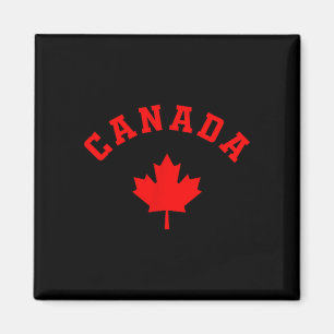 Imán Bandera canadiense de Canadá hoja de arce senderis