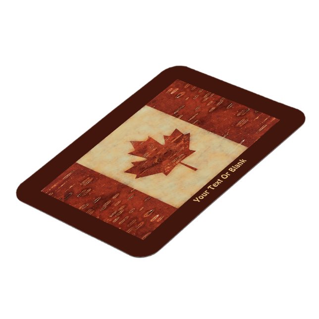 Imán Bandera Canadiense En El Interior De La Baraja De  (Lado Izquierdo)