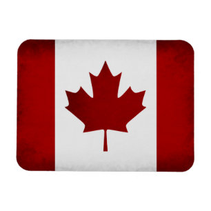 Imán Bandera canadiense Grunge