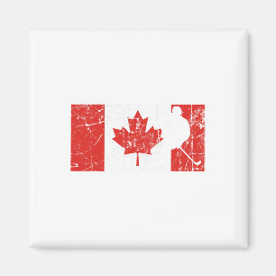 Imán Bandera canadiense - Hockey sobre hielo