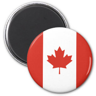 Imán Bandera canadiense (hoja de arce) (Canadá)