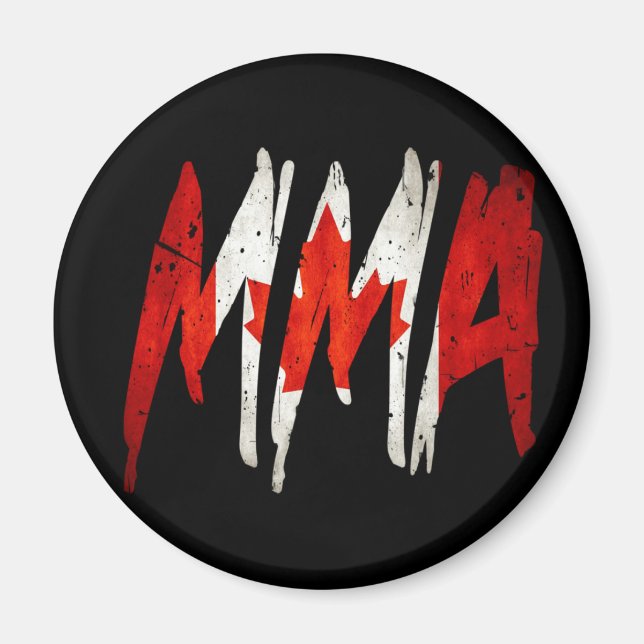 Imán Bandera canadiense MMA (Frente)