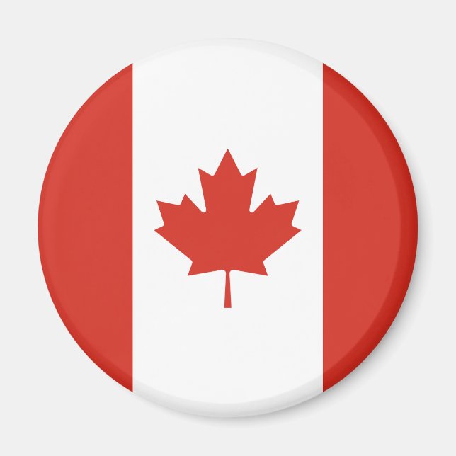 Imán Bandera canadiense patriota (Frente)