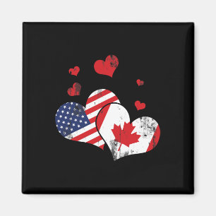 Imán Bandera canadiense patriota de Estados Unidos Amér