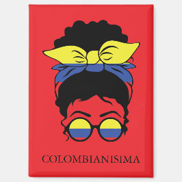 Imán Bandera Chica colombiana CUTE COLOMBIANISIMA