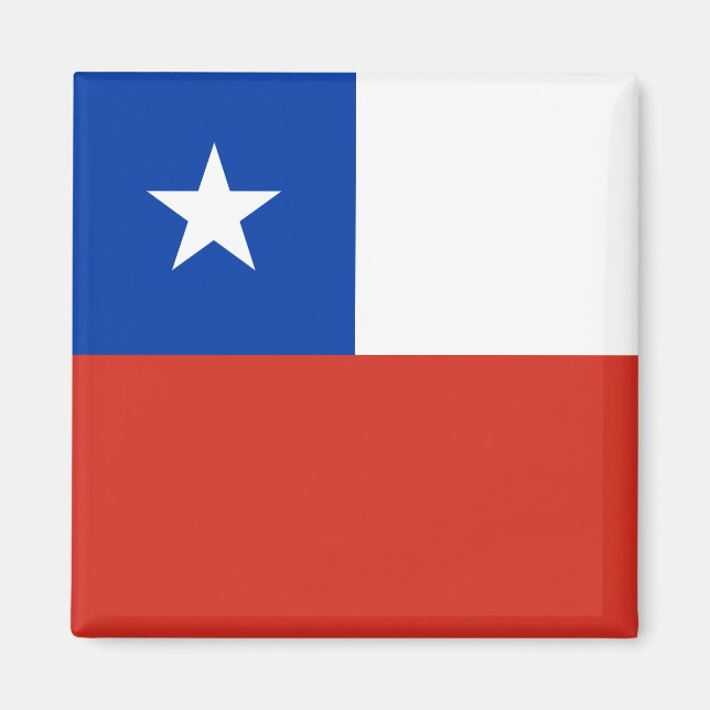 Imán Bandera chilena (Frente)