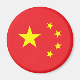 Imán Bandera china