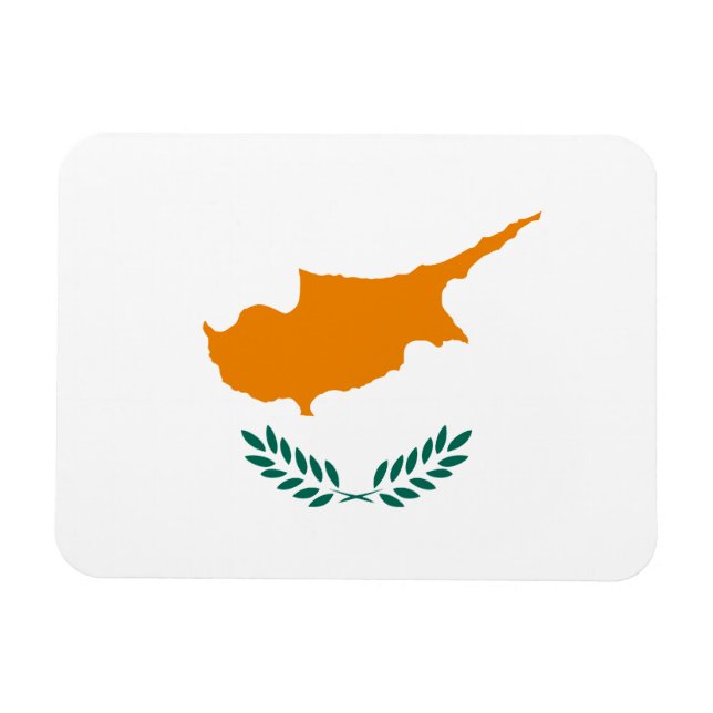 Imán Bandera chipriota (Horizontal)