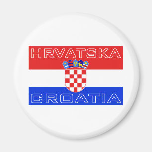 Imán Bandera croata Hrvatska de Croacia