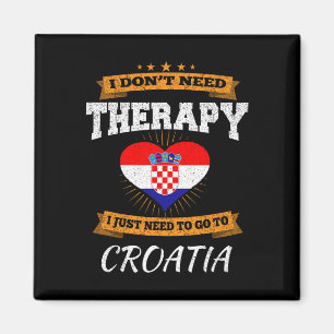 Imán Bandera croata I Regalo de vacaciones en Croacia I