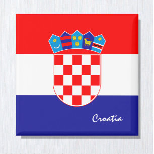 Imán Bandera croata y viajes en Croacia, vacaciones y d