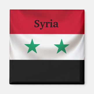 Imán Bandera cuadrada de Siria, cubierta ceremonial